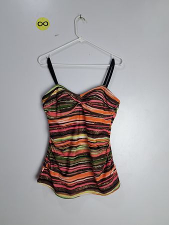 Christina Striped Tank Top