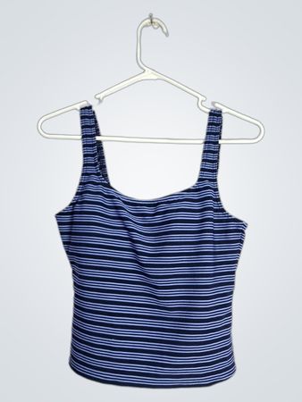Blue Striped Tank Top