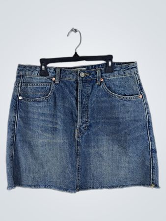 We The Free Denim Mini Skirt