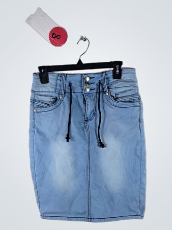 Blue Denim Skirt