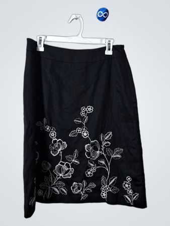 Covington Floral Embroidery Skirt