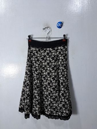 Cabi Black Lace Skirt