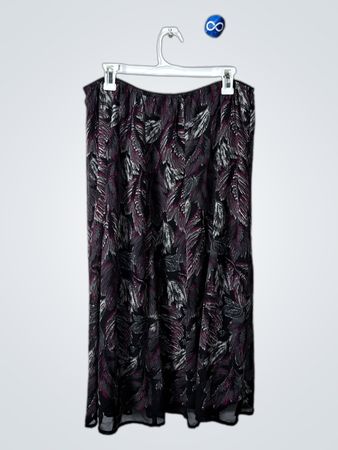 JM COLLECTION Petite Floral Skirt