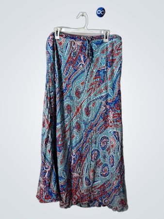 Jones New York Paisley Print Maxi Skirt