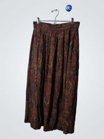 Benetton Paisley Skirt