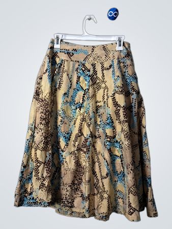 Coldwater Creek Animal Print Skirt