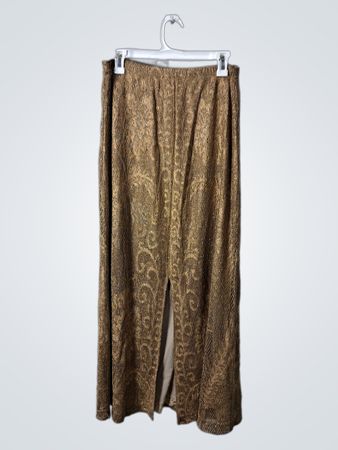 Unbranded Metallic Paisley Maxi Skirt