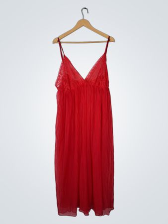 Red Lace Chemise