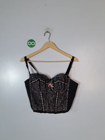 Black Lace Bustier