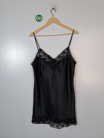 Black Lace Trim Camisole