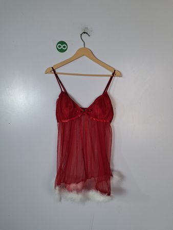 Red Sheer Chemise