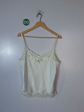 Ralph Lauren White Lace Camisole Top