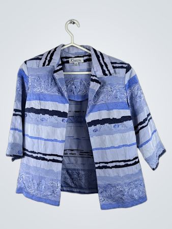 Kpetite Blue Striped Jacket
