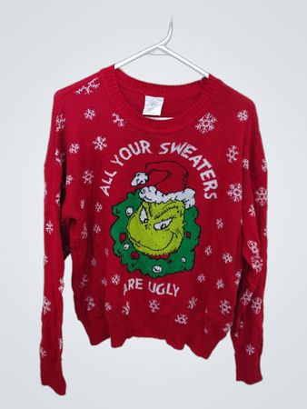 The Grinch Red Christmas Sweater
