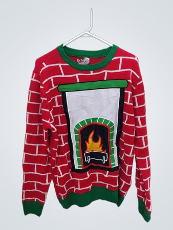Christmas Brick Pattern Sweater