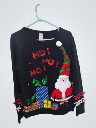 Holiday Time Ugly Christmas Sweater