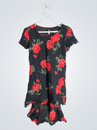 Black Floral Dress