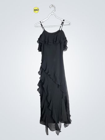 Wild Fable Black Ruffled Dress