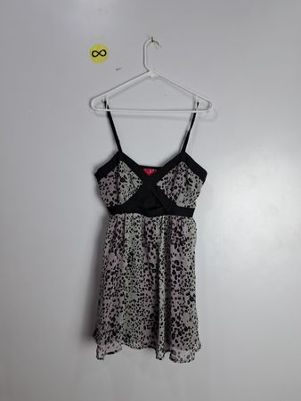 Black and White Floral Dress