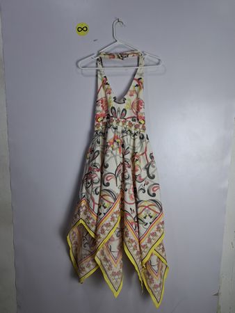 Floral Halter Neck Dress