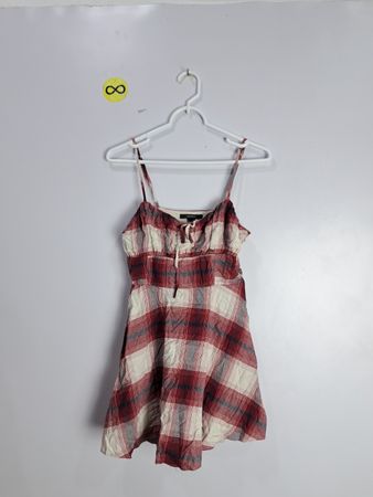 Forever 21 Plaid Spaghetti Strap Mini Dress