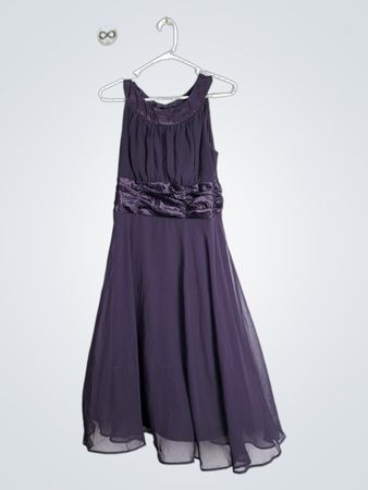 Connected Apparel Purple Dress