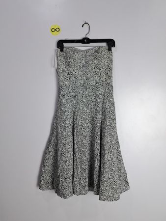 White House Black Market Black and White Floral Dress