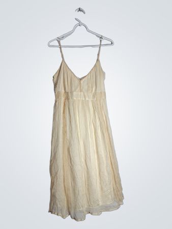 Vero Moda Cream Spaghetti Strap Midi Dress