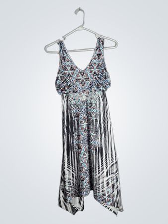 Style & Co. Patterned Sleeveless Jumpsuit