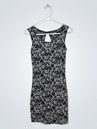 Wet Seal Black and White Floral Dress