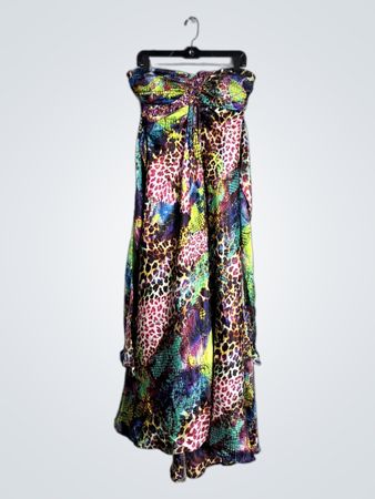Masquerade Multicolor Animal Print Dress