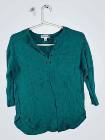 Vintage America Green Blouse