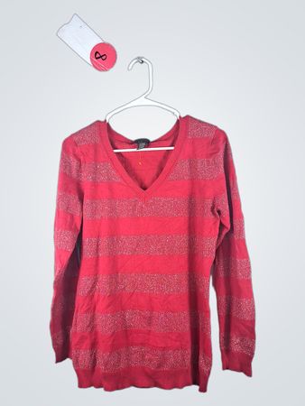 rue21 Red Striped Sweater