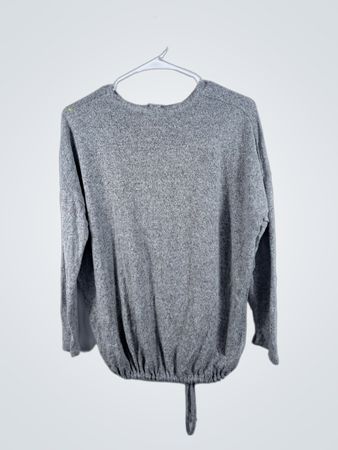 Gray Long-Sleeve Top