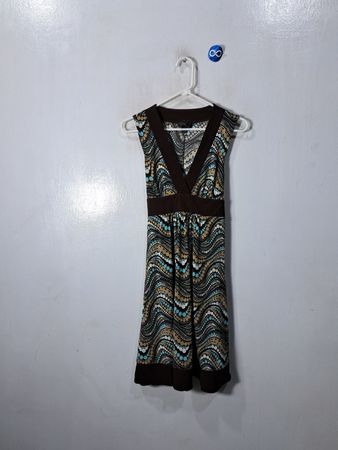 iZ byer California Sleeveless Printed Mini Dress