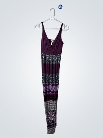 Soma Purple Patterned Maxi Dress
