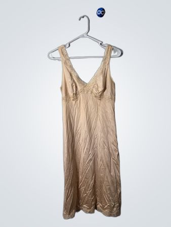 Beige Lace Trim Camisole