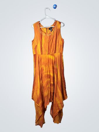 ASHRO Orange Tie-Dye Jumpsuit