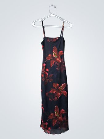 Black Floral Dress