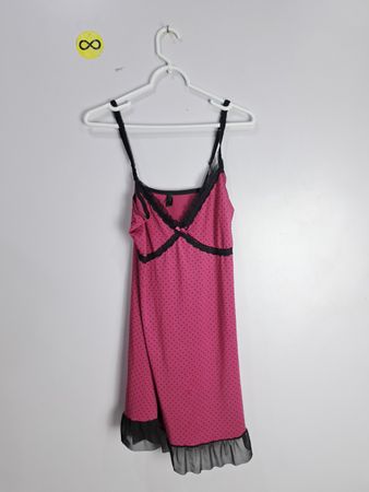 Marilyn Monroe Pink Polka Dot Slip Dress