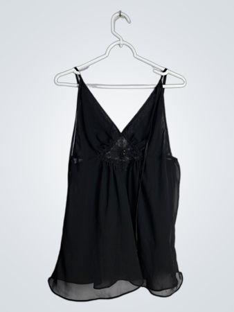 Black Sheer Camisole