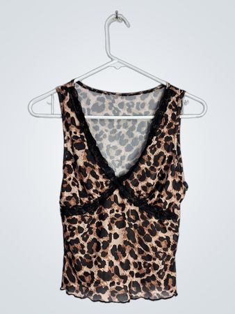 Leopard Print Tank Top