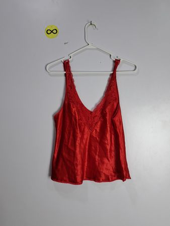 Red Silk Camisole