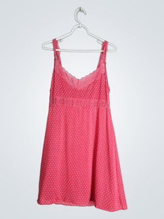 Pink Polka Dot Dress