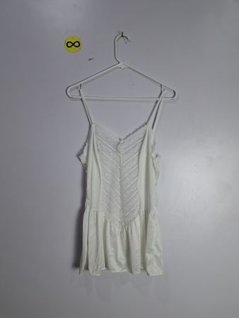 White Sleeveless Top