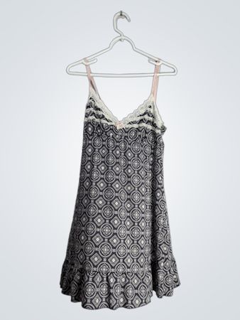 Marilyn Monroe Gray and White Patterned Dress