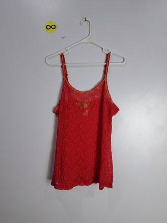 Wonder Woman Red Lace Camisole
