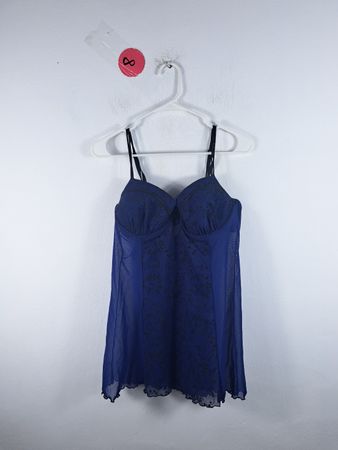 Blue Lingerie Top