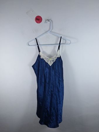 Blue Silk Camisole