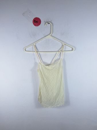Women's Cream Colored Tank Top